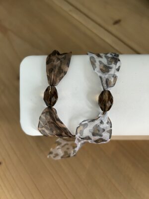 Bracelet à nouer Léopard